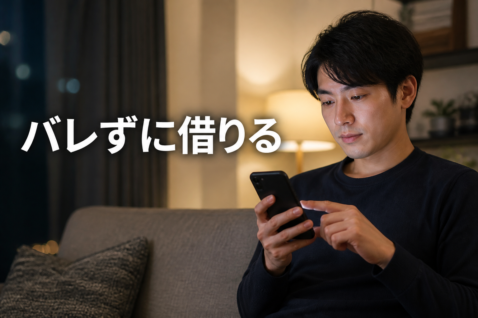 バレずに借りるカードローンを検討するイメージ
